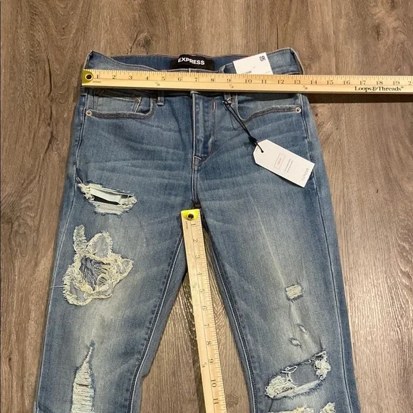 Express Ankle Legging Mid Rise Stretch 0 reg NWT - Picture 7 of 9